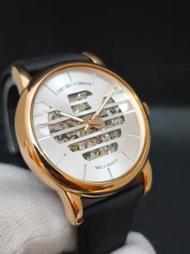 Reloj Emporio Armani Automático Skeleton Hombre