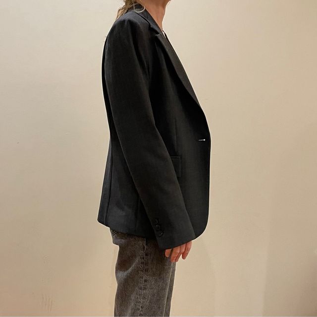 Blazer gris raya diplomática