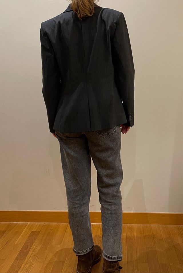 Blazer gris raya diplomática