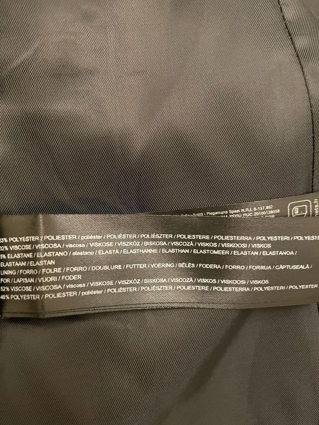 Blazer gris raya diplomática