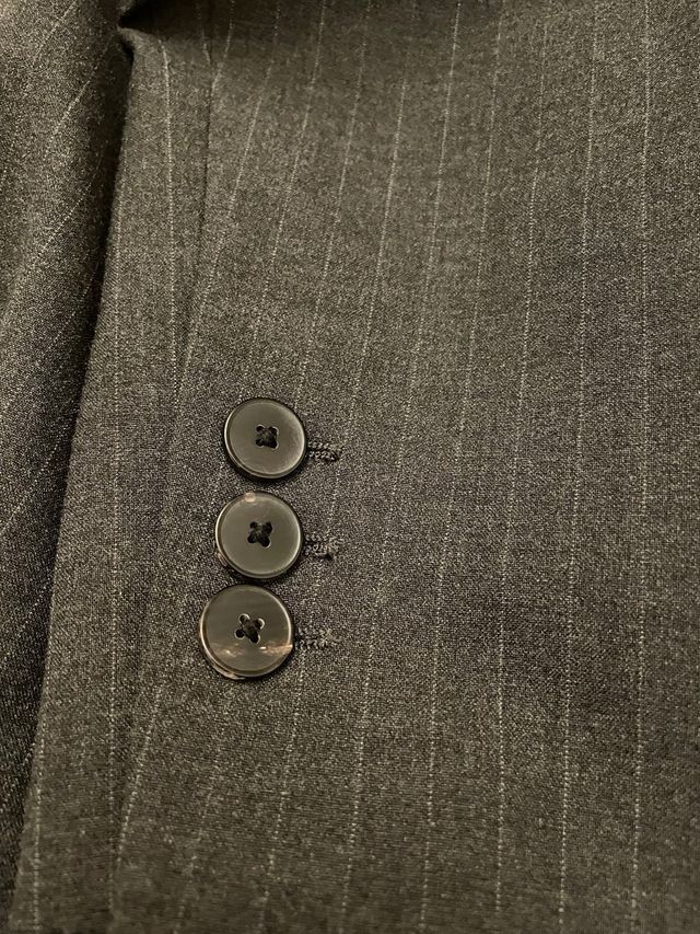 Blazer gris raya diplomática