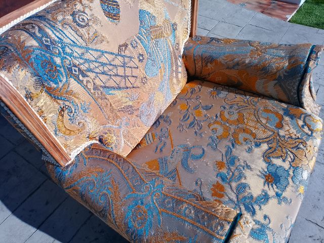 Sillón restaurado artesanal