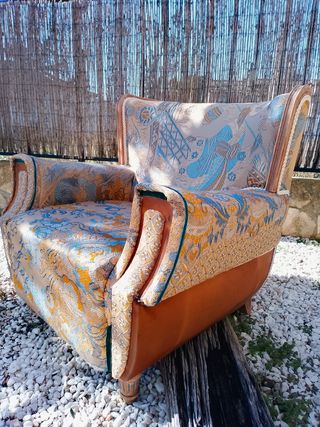 REBAJADO!!!Sillón restaurado artesanal