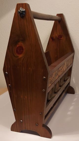 Portallaves madera vintage