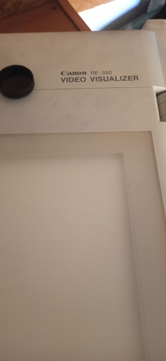 Canon video visualizer re-350