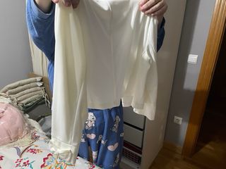 Chaqueta de niña bkanco roto torera 