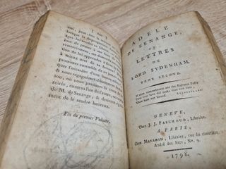Libro Adèle de Sénange 1798