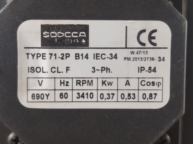 ELECTROVENTILADOR SODECA  CMP 616 2T