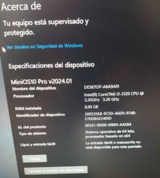 ordenador hp omni 120 aio