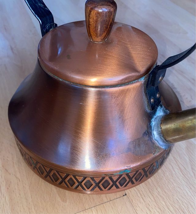 Tetera de cobre 