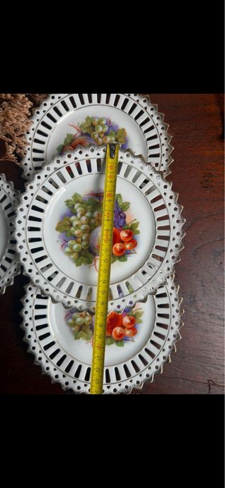 Platos de postre porcelana francesa
