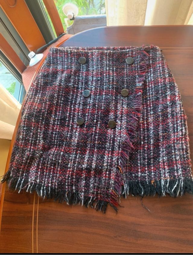 Mini falda de invierno