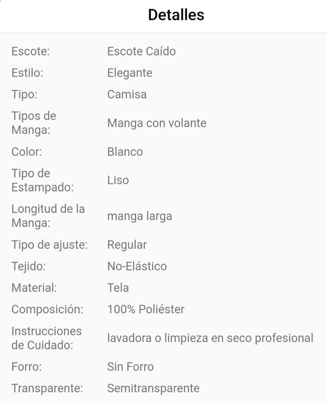 Body cuello desbocado talle 36 S