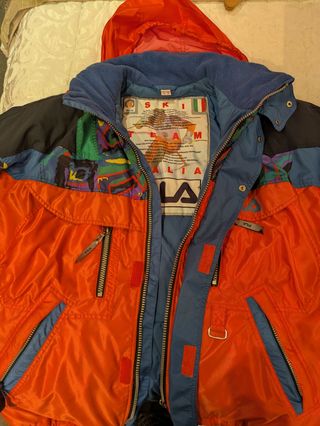 Giaccia da sci fila vintage