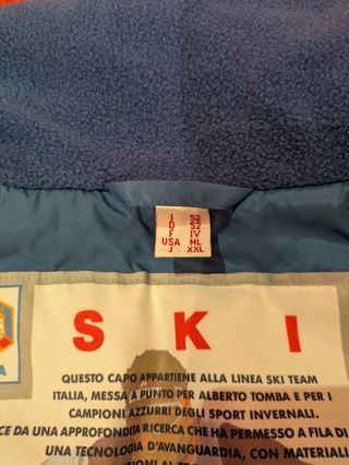 Giaccia da sci fila vintage