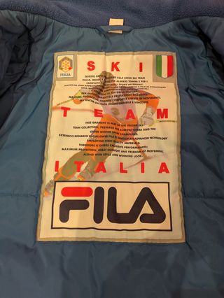 Giaccia da sci fila vintage
