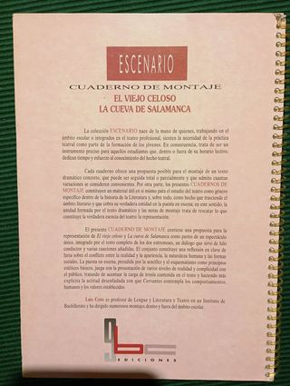 Cuaderno de Montaje Teatral- Entremes de Cervantes