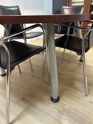 Mesa  Madera maziza ovalada