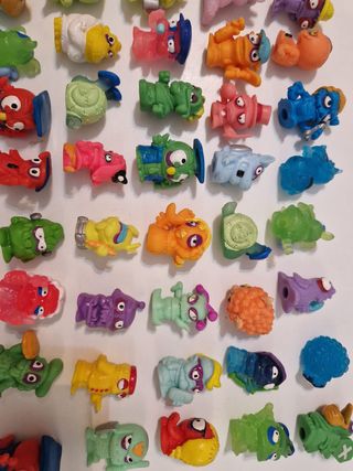 GRAN LOTE 280 FIGURA MUÑECO GOMA ZOMLINGS