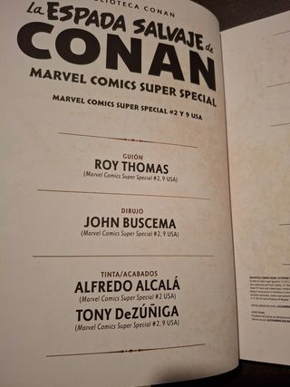 Biblioteca conan la espada salvaje de conan color.