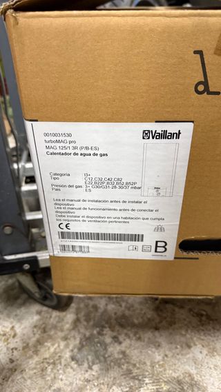 Termo de gas natural  Vaillant