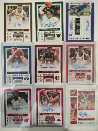 Mega Lote de 45 cromos Autografos NBA. Autos Cards