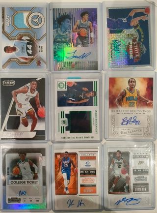 Mega Lote de 45 cromos Autografos NBA. Autos Cards