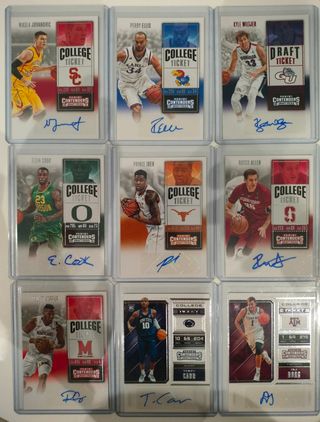 Mega Lote de 45 cromos Autografos NBA. Autos Cards