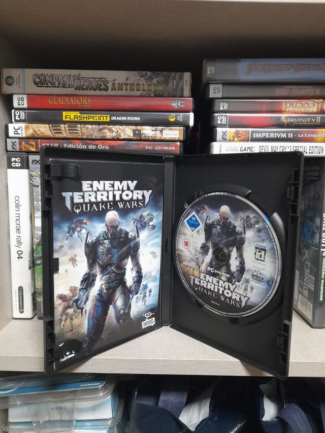 Videojuego pc enemy territory quake wars