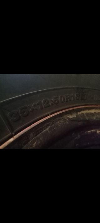 Ruedas 35x12.5R15 y llantas 