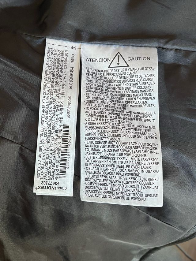 Giacca Zara in ecopelle