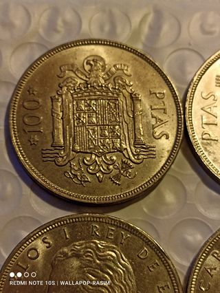 10 MONEDAS 100 PESETAS 1975*76