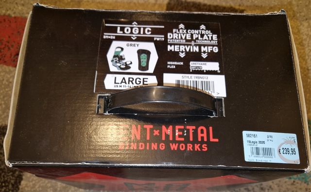 fijaciones snowboard bent metal binding 