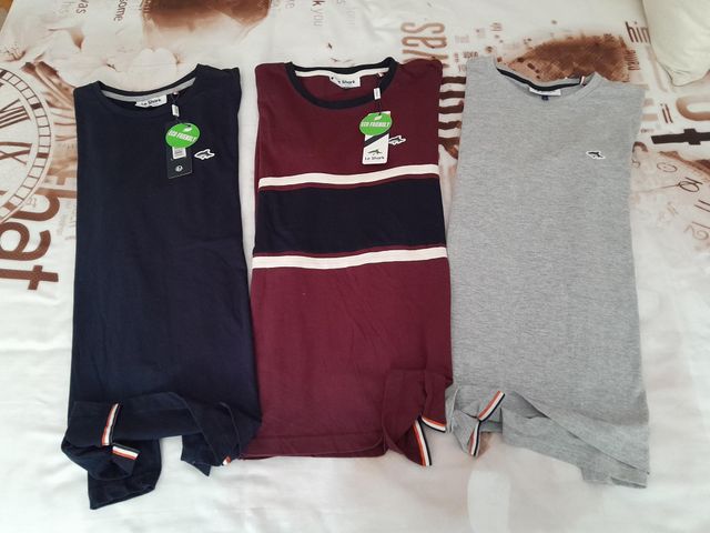 Le Shark - Pack 3 camisetas manga larga Hombre T/M