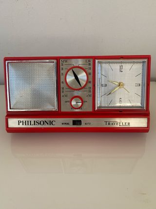 Radio despertador vintage