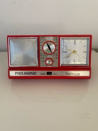 Radio despertador vintage