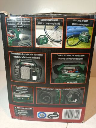 Compresor PARKSIDE Batería 20V