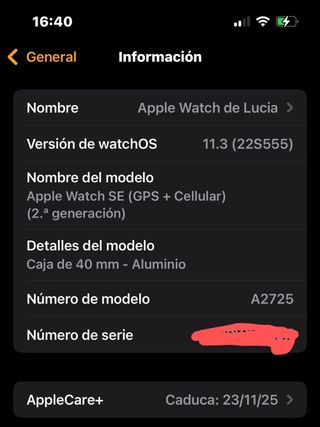 Apple Watch se 40 mm