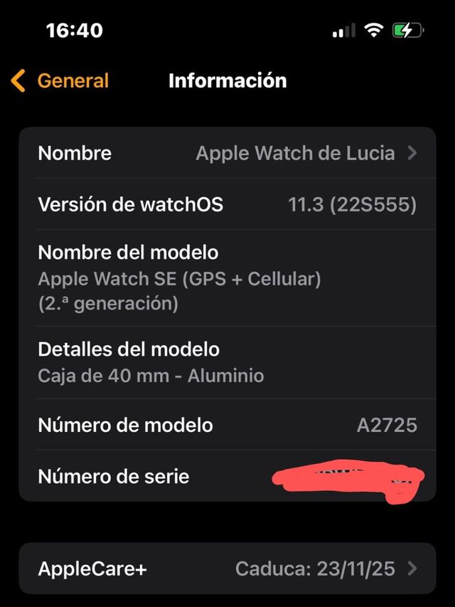 Apple Watch se 40 mm