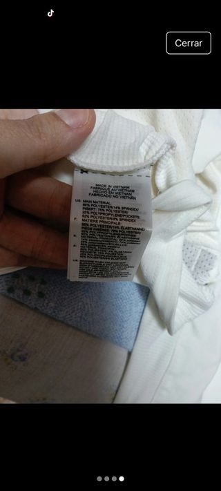 Chaqueta reebok blanca speed wick