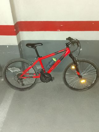 Bicicleta de montaña rockrider 500 naran
