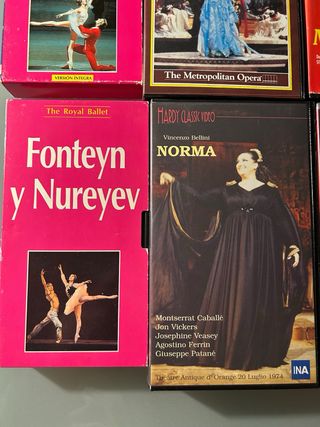 18 VHS ópera y ballet