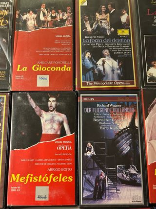 18 VHS ópera y ballet