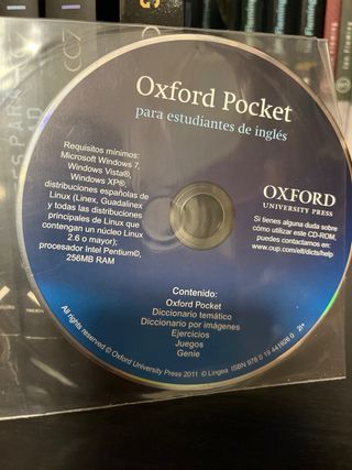 Diccionario Oxford Pocket para estudiantes de ingl