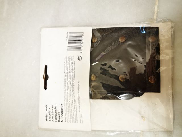 Muñequeras cuero disfraz romano