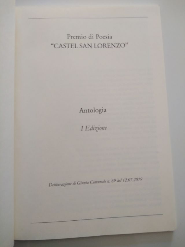 Libro Premio di poesie.