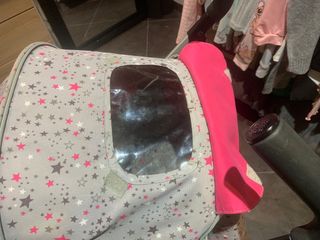 Silla paseo rosa tuc tuc