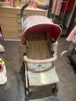 Silla paseo rosa tuc tuc