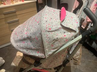 Silla paseo rosa tuc tuc