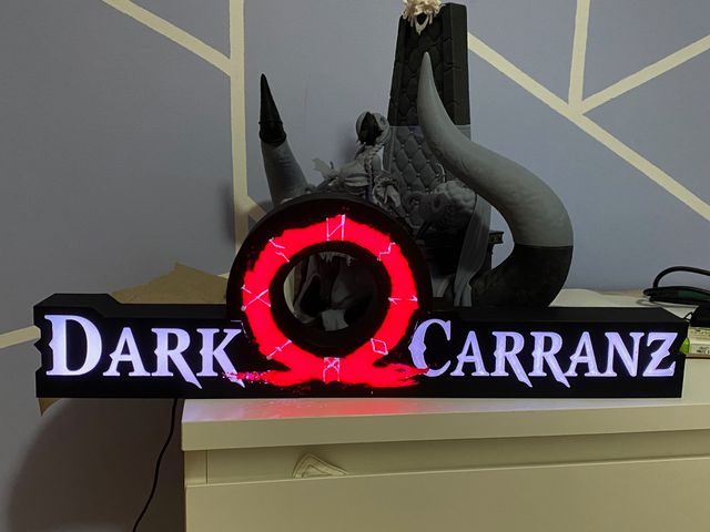 Cartel luminoso personalizado